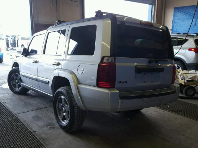 1J8HG48K78C128458 - 2008 JEEP COMMANDER ვერცხლისფერი ფოტო 3