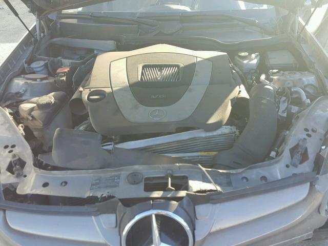 WDBWK54F17F156778 - 2007 MERCEDES-BENZ SLK 280 GRAY photo 7