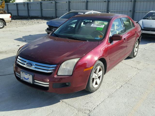 3FAHP07ZX7R167498 - 2007 FORD FUSION SE RED photo 2