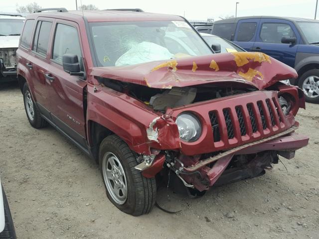 1C4NJPBA0GD815349 - 2016 JEEP PATRIOT SP MAROON photo 1