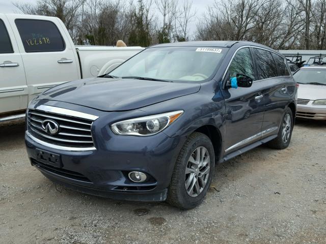 5N1AL0MM2DC306934 - 2013 INFINITI JX35 BASE GRAY photo 2