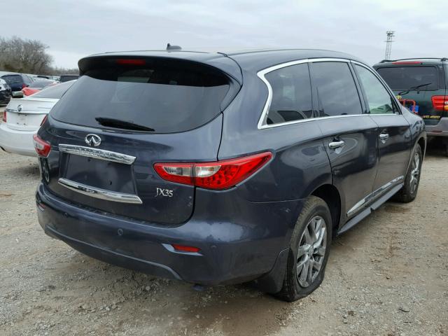 5N1AL0MM2DC306934 - 2013 INFINITI JX35 BASE GRAY photo 4