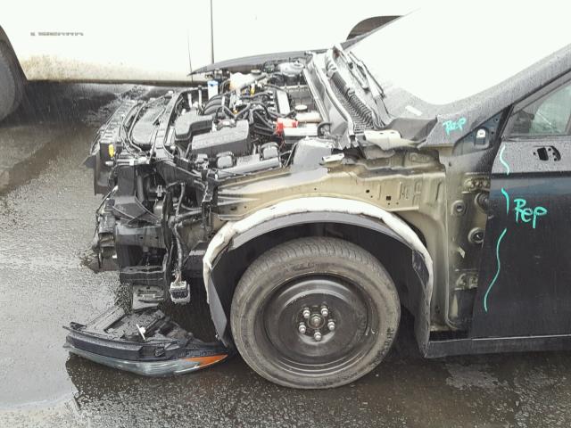 3FA6P0H70FR164614 - 2015 FORD FUSION SE BLACK photo 9