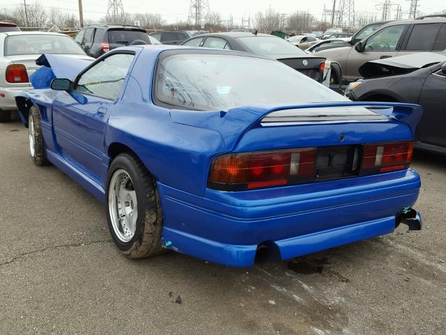 JM1FC3310J0603572 - 1988 MAZDA RX7 BLUE photo 3