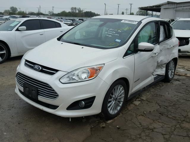 1FADP5BUXDL517424 - 2013 FORD C-MAX SEL WHITE photo 2