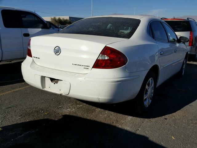 2G4WC552861281997 - 2006 BUICK LACROSSE C WHITE photo 4