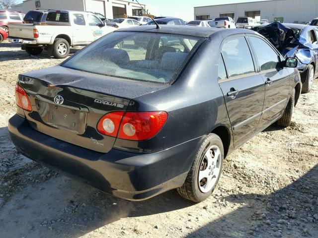 1NXBR32E45Z363356 - 2005 TOYOTA COROLLA CE BLACK photo 4