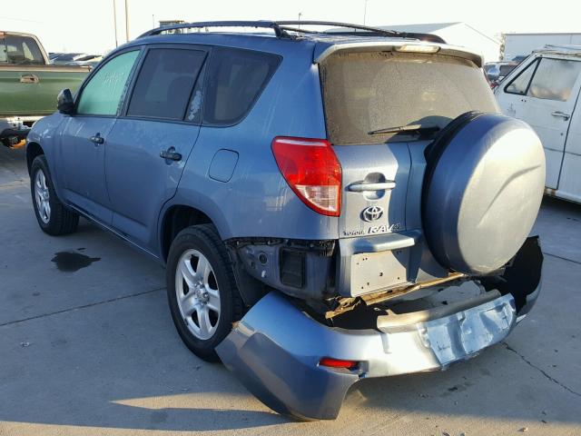 JTMZD33VX85102389 - 2008 TOYOTA RAV4 BLUE photo 3