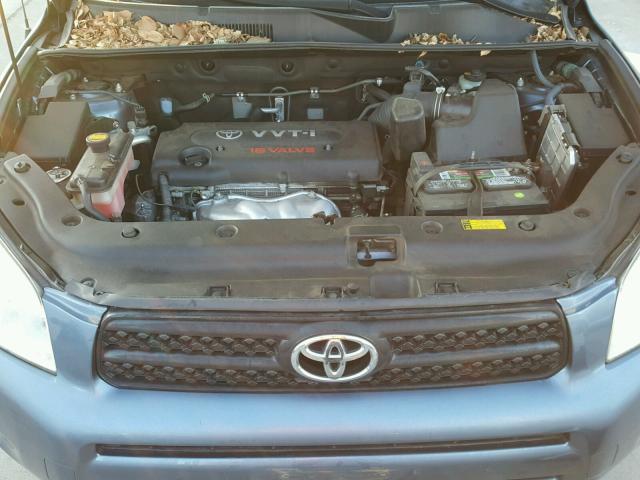 JTMZD33VX85102389 - 2008 TOYOTA RAV4 BLUE photo 7