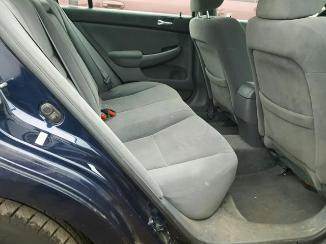 1HGCM56336A052453 - 2006 HONDA ACCORD SE BLUE photo 6