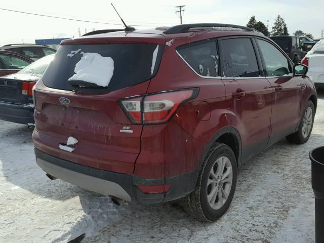 1FMCU0GD9HUE45640 - 2017 FORD ESCAPE SE RED photo 4