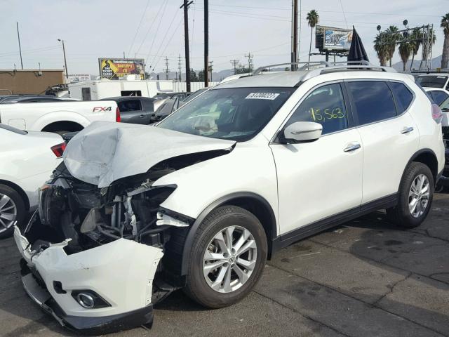 5N1AT2MT5FC896598 - 2015 NISSAN ROGUE S WHITE photo 2