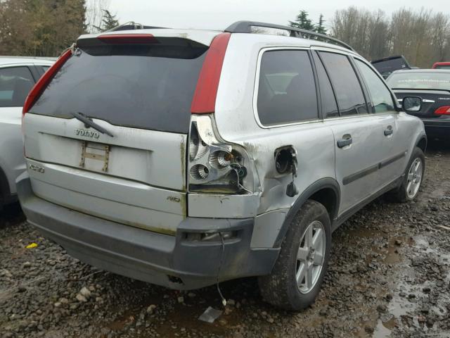 YV4CZ592461225252 - 2006 VOLVO XC90 SILVER photo 4