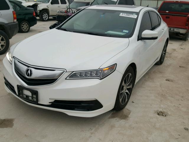 19UUB1F35GA005817 - 2016 ACURA TLX WHITE photo 2