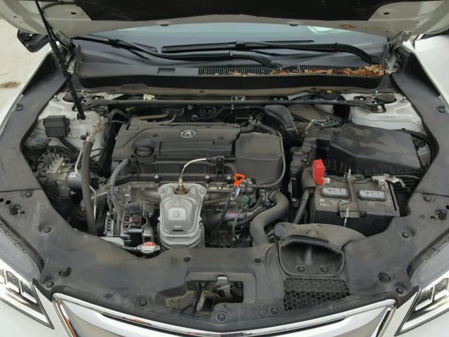 19UUB1F35GA005817 - 2016 ACURA TLX WHITE photo 7