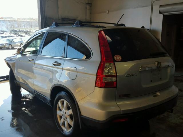 5J6RE487X9L018061 - 2009 HONDA CR-V EXL SILVER photo 3