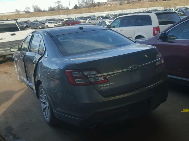 1FAHP2F87DG117584 - 2013 FORD TAURUS LIM GRAY photo 3