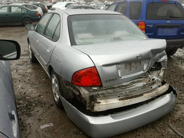 3N1CB51D34L867555 - 2004 NISSAN SENTRA 1.8 SILVER photo 3