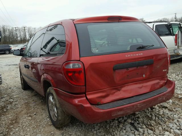 1D4GP24R84B519485 - 2004 DODGE GRAND CARA RED photo 3