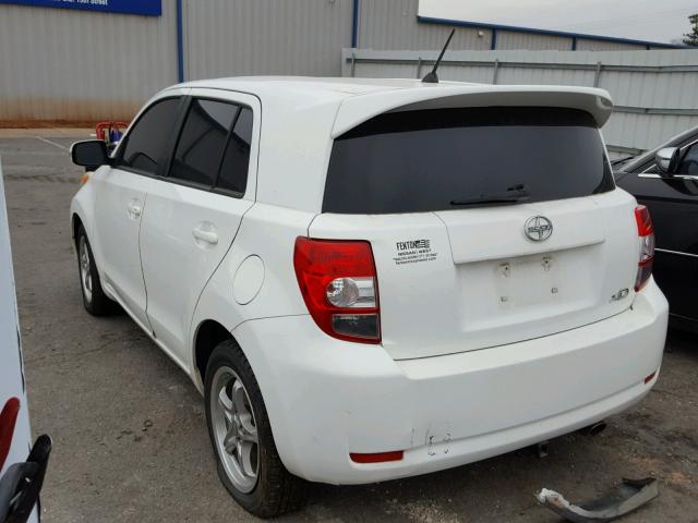 JTKKU10418J000755 - 2008 TOYOTA SCION XD WHITE photo 3