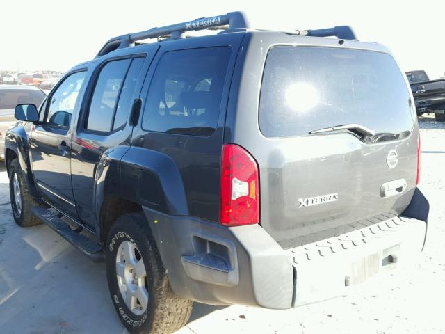 5N1AN08U57C518204 - 2007 NISSAN XTERRA OFF CHARCOAL photo 3