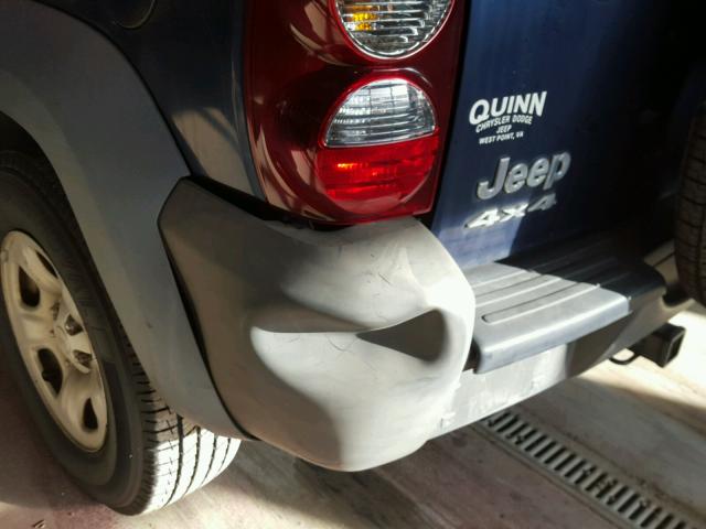 1J4GL48K87W670013 - 2007 JEEP LIBERTY SP BLUE photo 9