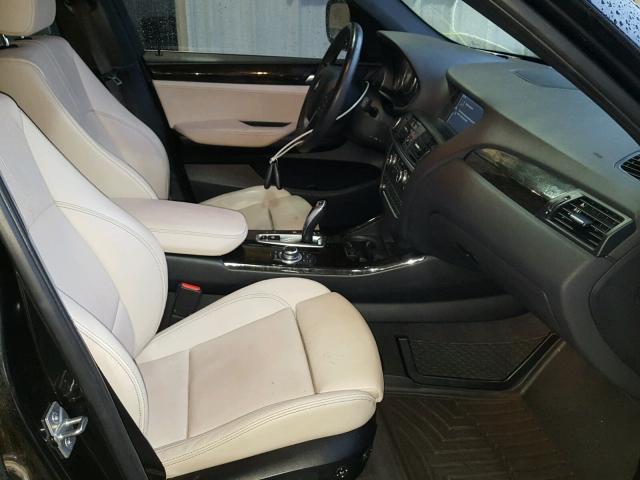 5UXWX9C55D0A11472 - 2013 BMW X3 XDRIVE2 Czarny zdjęcie 5