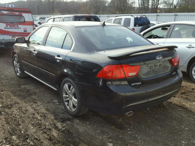 KNAGE224X95362894 - 2009 KIA OPTIMA LX BLACK photo 3