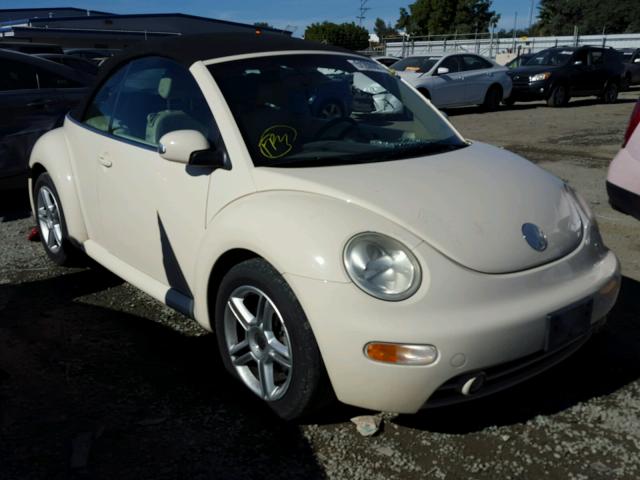 3VWCD31Y95M318210 - 2005 VOLKSWAGEN NEW BEETLE WHITE photo 1