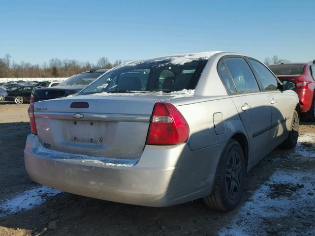 1G1ZS52F55F181979 - 2005 CHEVROLET MALIBU SILVER photo 4