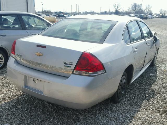 2G1WA5EK6A1158601 - 2010 CHEVROLET IMPALA LS SILVER photo 4