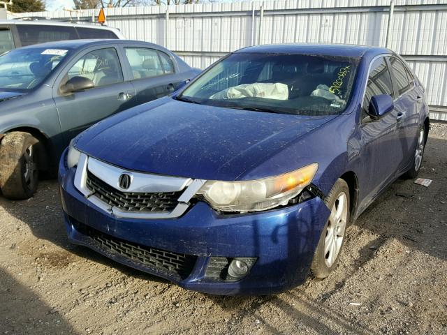 JH4CU26669C022782 - 2009 ACURA TSX BLUE photo 2