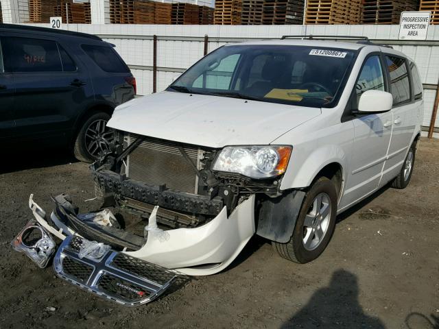 2C4RDGCG1CR333234 - 2012 DODGE GRAND CARA WHITE photo 2