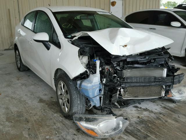 KNADM4A35G6553947 - 2016 KIA RIO LX WHITE photo 1