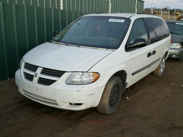 1D4GP24R16B639700 - 2006 DODGE GRAND CARA WHITE photo 2