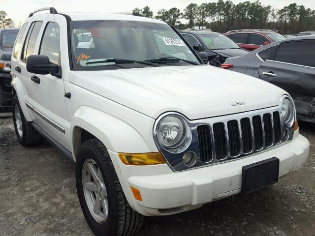 1J4GK58K36W129541 - 2006 JEEP LIBERTY LI WHITE photo 1