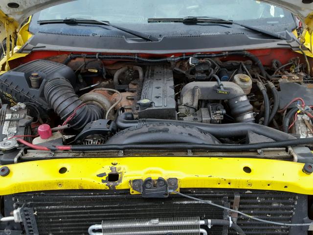 3B7KC2365YG120010 - 2000 DODGE RAM 2500 YELLOW photo 7
