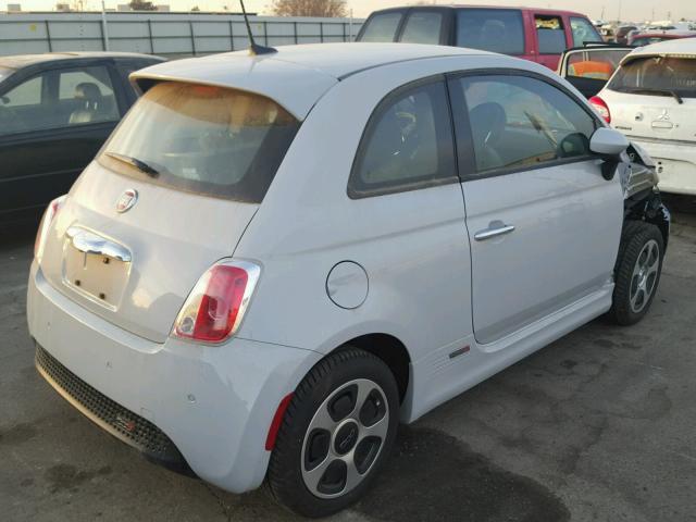 3C3CFFGE1HT546017 - 2017 FIAT 500 ELECTR GRAY photo 4