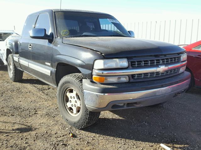 2GCEK19T8Y1378912 - 2000 CHEVROLET SILVERADO BLACK photo 1