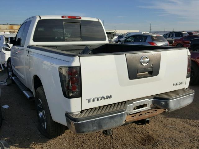 1N6BA06A55N547858 - 2005 NISSAN TITAN XE WHITE photo 3