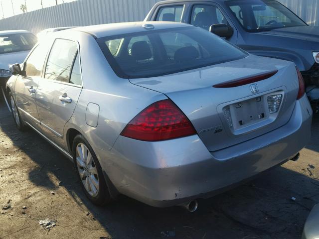 1HGCM66537A083615 - 2007 HONDA ACCORD EX GRAY photo 3