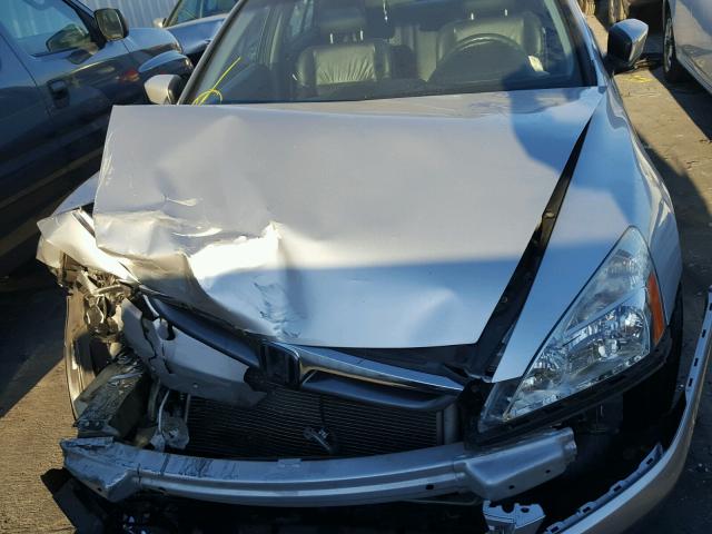 1HGCM66537A083615 - 2007 HONDA ACCORD EX GRAY photo 7