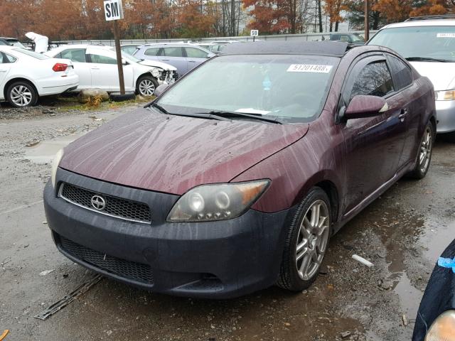 JTKDE177350010436 - 2005 TOYOTA SCION TC 紫色 照片 2