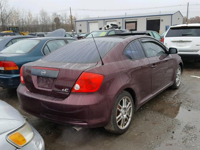 JTKDE177350010436 - 2005 TOYOTA SCION TC 紫色 照片 4