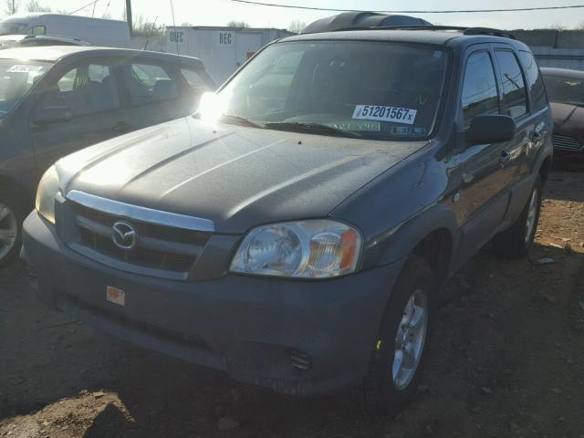 4F2YZ92ZX6KM25263 - 2006 MAZDA TRIBUTE I GRAY photo 2