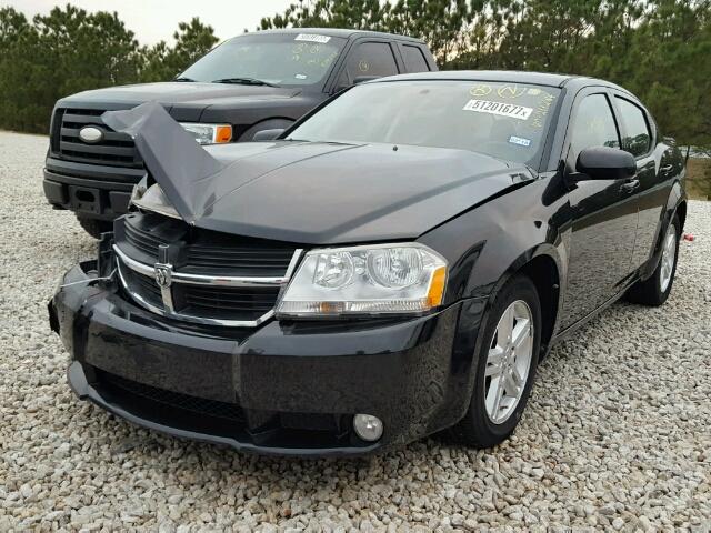 1B3CC5FB8AN211284 - 2010 DODGE AVENGER R/ BLACK photo 2