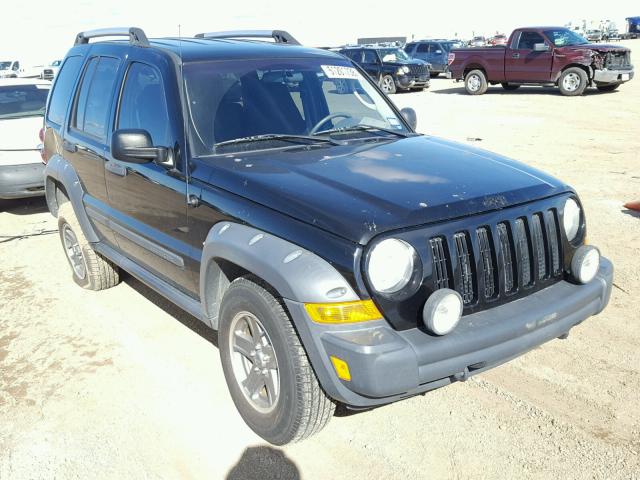 1J4GK38K66W110907 - 2006 JEEP LIBERTY RE BLACK photo 1