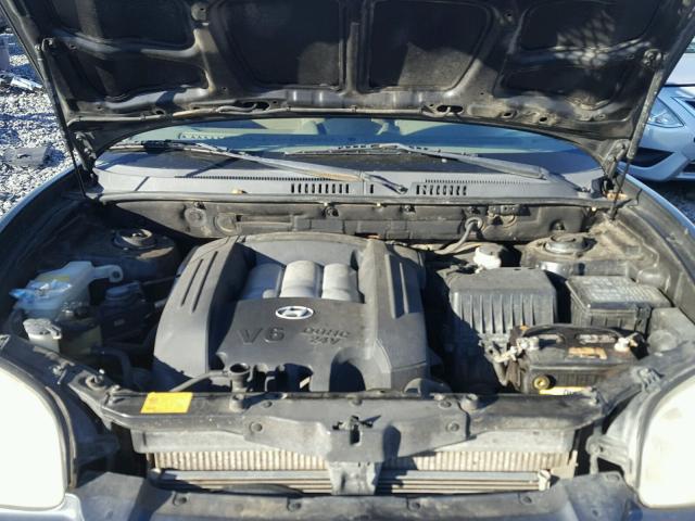 KM8SC13D64U645119 - 2004 HYUNDAI SANTA FE G BLACK photo 7