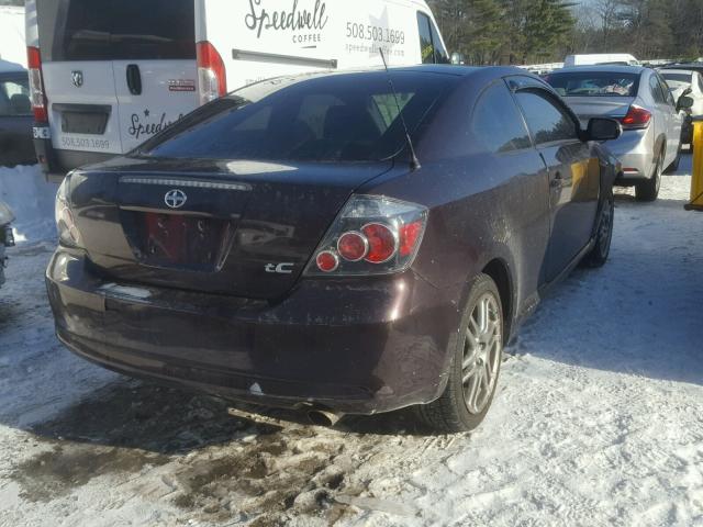 JTKDE3B72A0317691 - 2010 TOYOTA SCION TC RED photo 4