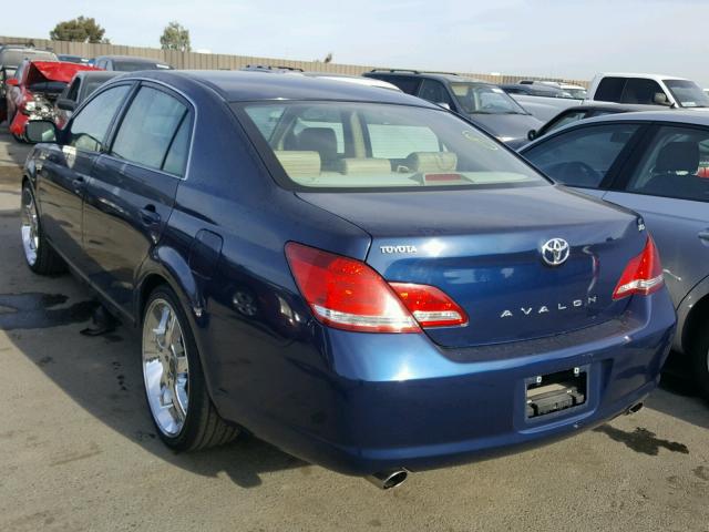 4T1BK36B57U219628 - 2007 TOYOTA AVALON XL BLUE photo 3